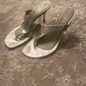 Prada Silver Sandals 37.5